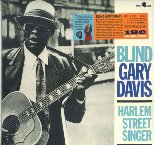 【新品】LP Blind Gary Davis Harlem Street Singer (180g) 8021 Blues Joint 未開封 /00260