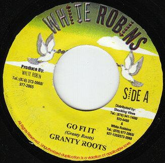 7” Determine / Granty Roots Back Pan De Street / Go Fi It NONE White Robins /00080