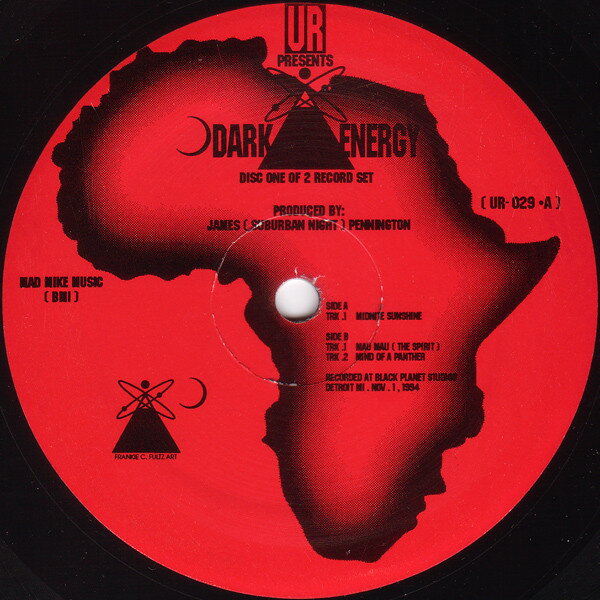 12” Underground Resistance Dark Energy UR029 Underground Resistan /00250