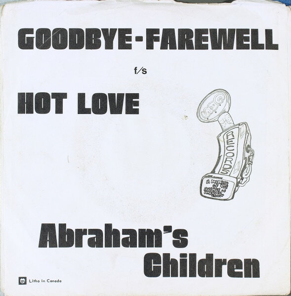 Other - 【中古】7” Abrahams Children Goodbye-Farewell G1000SC G.A.S. Records /00080