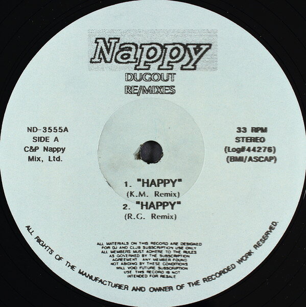 12” Various Nappy Dugout Re/Mixes ND3555 Nappy Dugout /00250
