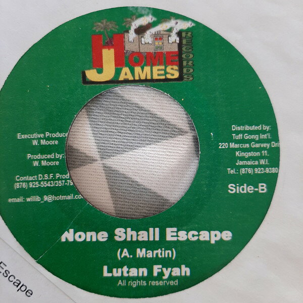 【中古】7インチ Lutan Fyah / Willie Bob None Shall Escape / Gaze NONE Home James Records
