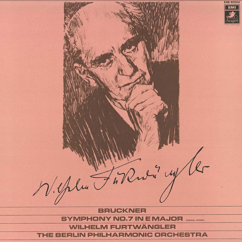 【中古】LP ヴィルヘルム・フルトヴェングラ ブルックナー: 交響曲第7番 ホ長調 EAB80004 ANGEL /00400 recordcity-10918588 RECORD CITY 楽天市場店 パッケージ画像