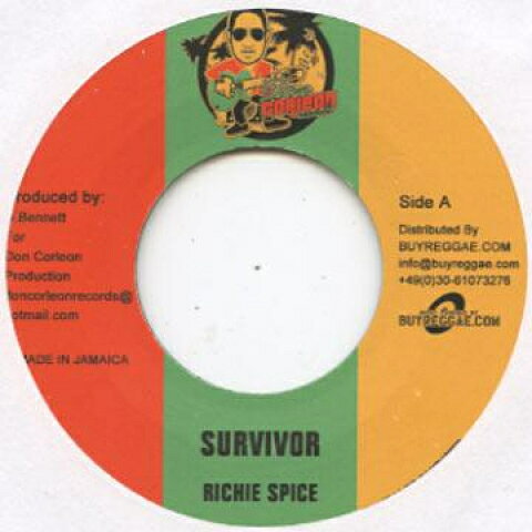 欧7” Richie Spice / Rockcity Survivor / Only Yours DCREU007 Don Corleon/Buyregga /00046