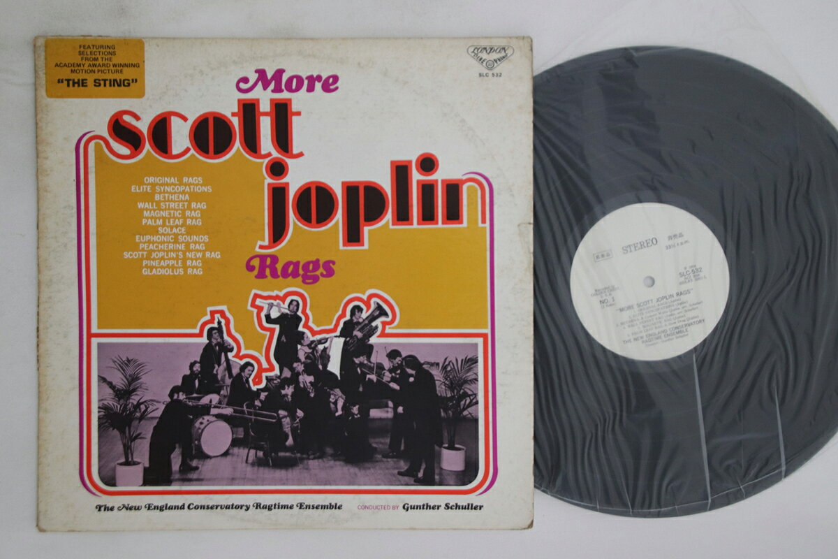 【中古】LP New England Conservatory Ragtime Ensemble SLC532 LONDON Japan Vinyl プロモ /00260