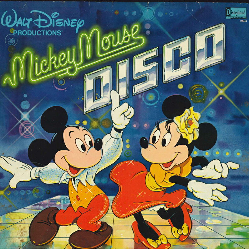 【中古】LP Walt Disney Production Mickey Mouse Disco 2504 DISNEYLAND /00260