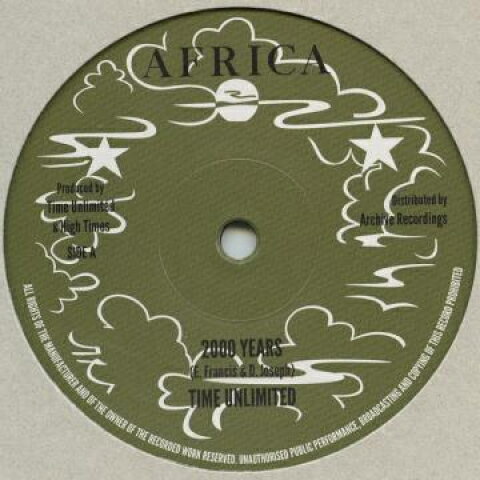 【新品】英10” Time Unlimited 2000 Years / Version AR10010 Africa/Archive /00158
