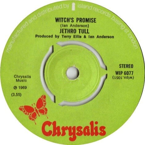 Artist Name: B - 【中古】7” Jethro Tull Witchs Promise / Teacher WIP6077 Chrysalis /00080