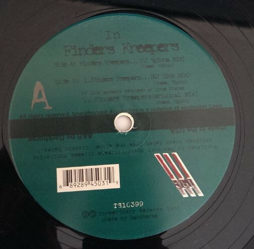 12” Runaways Finders Kreepers TS10399 Three Sixty Records /00250