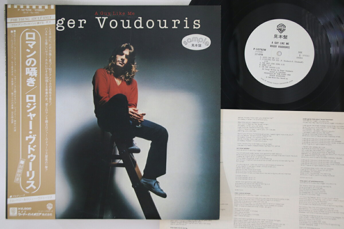 LP Roger Voudouris A Guy Like Me P10792WPROMO WARNER BROS プロモ /00260