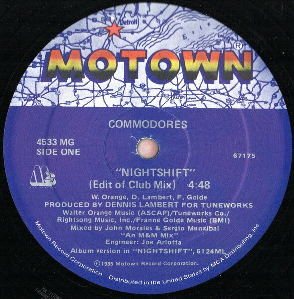 12” Commodores Nightshift 4533MG MOTOWN /00250