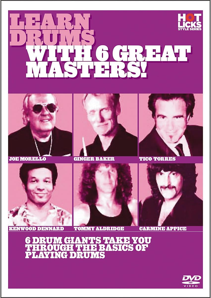 ����š�DVD Various Learn Drums With 6 Great Masters HOT712 /00110