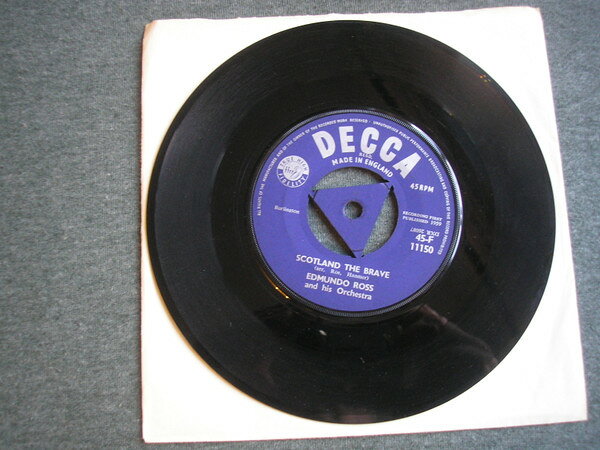 【中古】7” Edmundo Ros &amp; His Orchestra Comin Thro The Rye 45F11150 Decca /00080