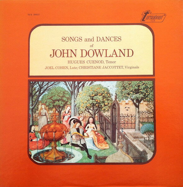 【中古】LP Hugues Cuenod , Joel Cohen , C Songs And Dances Of John Dowland TVS34510 Turnabout /00260