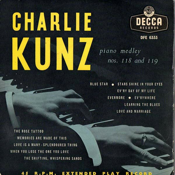 ・アーティスト Charlie Kunz ・タイトル Charlie Kunz Piano Medley Nos. 118 And 119 ・レーベル・型番 Decca DFE6333 ・フォーマット 7インチレコード ・コンディション(盤) 良い (VG+) ・コンディション(ジャケット) 良い (VG+) ・コンディション(帯) オビなし ・特記事項 サンプル画像です。実際の商品の画像ではありません 商品写真はバーコード/カタログ番号に対応したサンプル画像ですので、お送りする商品の画像ではありません。帯やライナーなどの付属品は、特記事項に記載されている場合のみ含まれます。プロモやカラーレコードなどの仕様についても、該当する場合のみ特記事項に記載しています。 【ご購入前に必ずご確認ください】 ・本店サイト(www.recordcity.jp)とは価格、送料が違います ・本店サイト、その他支店のオーダーとは同梱発送できません ・注文確定後に別の注文を頂いた場合、注文同士の同梱は致しかねます。 ・別倉庫から発送しているため、店頭受け渡しは対応しておりません ・一部商品は他の通販サイトでも販売しているため、ご注文のタイミングによっては商品のご用意ができない場合がございます。 ・土日祝日はお休みです 金曜・祝前日9時以降のご連絡またはご入金は、返答または発送が週明け・祝日明けに順次対応となります。 ・ご購入後のキャンセル不可 ご購入後のキャンセルはいかなる理由においてもお受けできません。ご了承の上、ご購入くださいませ。 ・日本郵便(ゆうパック/ゆうメール)によるお届けになります。 ・中古品であることをご理解ください 当ストアでは中古商品を主に販売しております。中古品であることをご理解の上ご購入ください。また、一部商品はRecordCityオンラインストアで試聴可能です。 ・返品について お客様のご都合による返品は一切承っておりません。 表記の内容と実際の商品に相違がある場合、また針飛び等で返品・返金をご希望される場合は、商品の到着後1週間以内にご連絡ください。商品の返送をこちらで確認後、キャンセル・返金を行います。 コンディションVG以下の商品は返品できません。プレイに影響のない表面のこすれ傷、プレス起因のノイズ盤は返品の対象外です。 【コンディション表記】 ・ほぼ新品(M-)(Like New) 完全な新品。未使用。当店ではほぼ使用しません ・非常に良い(EX)(Excellent) 中古盤として美品な状態。わずかな経年を感じるものの傷みを感じさせない、当店基準で最高の状態 ・良い(VG+)(Very Good Plus) 丁寧に扱われた中古品で、軽い使用感がみられる。 ・可(VG)(Acceptable) 使い込まれた中古品で、「良い」よりもさらに使用感がみられる。 ・悪い(VG-)(Bad) 状態が悪いアイテム。使用の保障はなく、再生不可、針飛び、目立つノイズがあるかもしれない。状態によるクレーム不可。返品不可。 ・非常に悪い(G)(Very Bad) 「悪い」よりさらに状態が悪いアイテム。使用の保障はなく、再生不可、針飛び、目立つノイズがあるかもしれない。状態によるクレーム不可。返品不可。 ・ジャンク(Fair)(Junk/Fair) 割れている、反っている、水ダメージがある、カビ、ジャケットが分離している、ひどい書き込み、ひどい擦れなど最低の状態。使用の保障はなく、再生不可、針飛び、目立つノイズがあるかもしれない。状態によるクレーム不可。返品不可。 ・ジャンク(Poor)(Junk/Poor) 割れている、反っている、水ダメージがある、カビ、ジャケットが分離している、ひどい書き込み、ひどい擦れなど最低の状態。使用の保障はなく、再生不可、針飛び、目立つノイズがあるかもしれない。状態によるクレーム不可。返品不可。