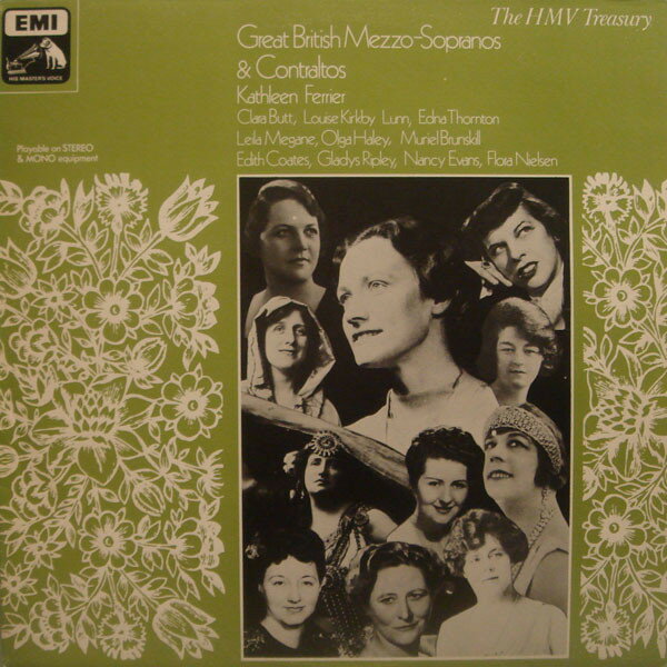 LP Various Great British Mezzo-Sopranos &amp; Contraltos HLM7145 His Masters Voice /00260