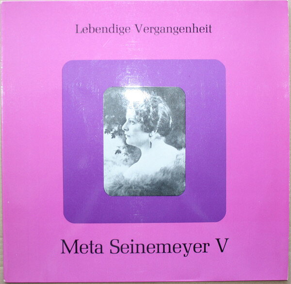 【中古】LP Meta Seinemeyer Lebendige Vergangenheit - Meta Seinemeyer V LV115 Lebendige Vergangenh /00260