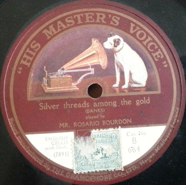 【中古】78RPM/SP ロサリオ・ブルドン 金髪に混じる銀髪 / ブロークン・メロディー B664 HIS MASTERS VOICE /00500