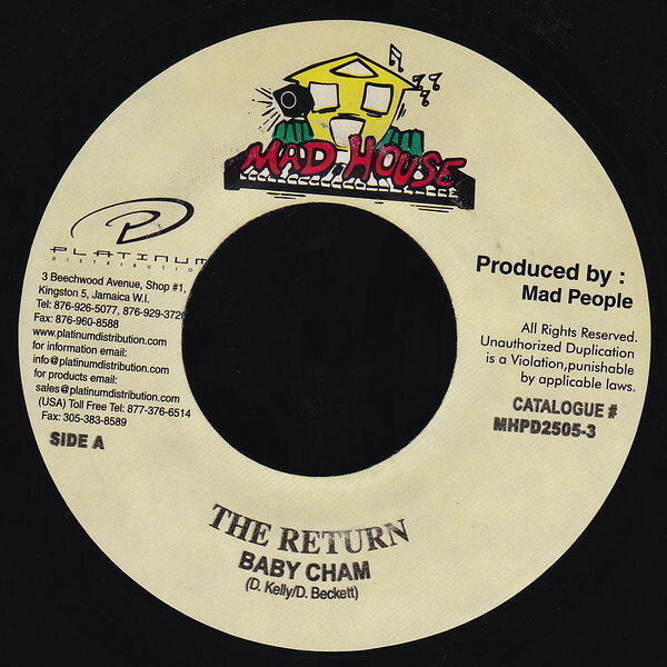 【中古】7” Baby Cham The Return MHPD25053 Mad House /00080