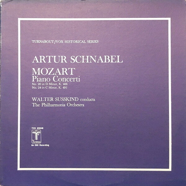 【中古】LP Artur Schnabel , Wolfgang Amad Piano Concerti THS65046 Turnabout /00260