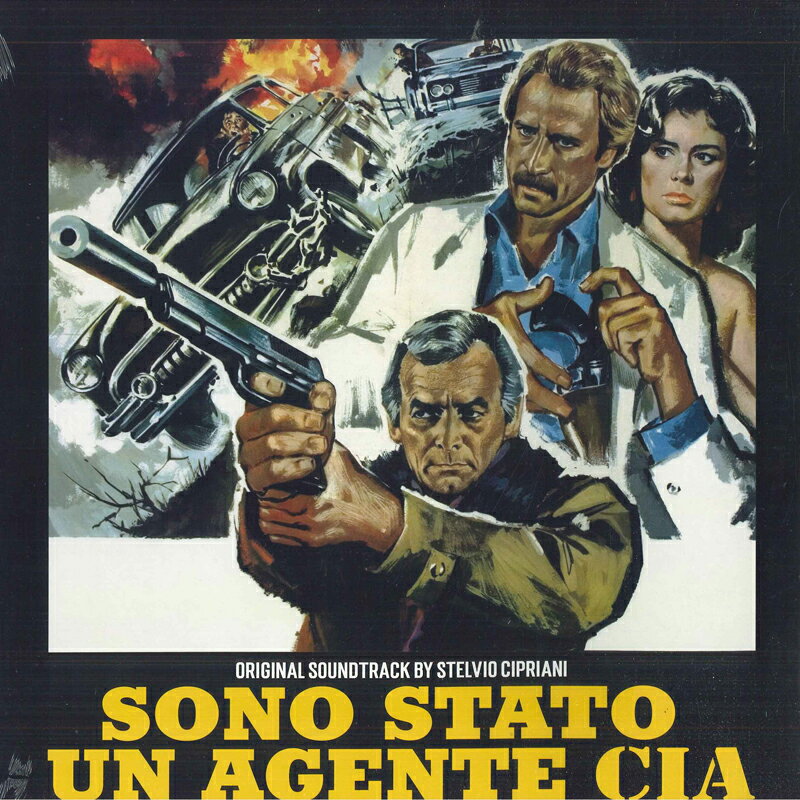 LP OST, Stelvio Cipriani Sono Stato Un Agente CIA MPILP008 Musica Per Immagini 未開封 /00260