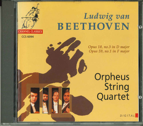輸入CD Orpheus String Quarte Beethoven String Quartets CCS6094 /00110
