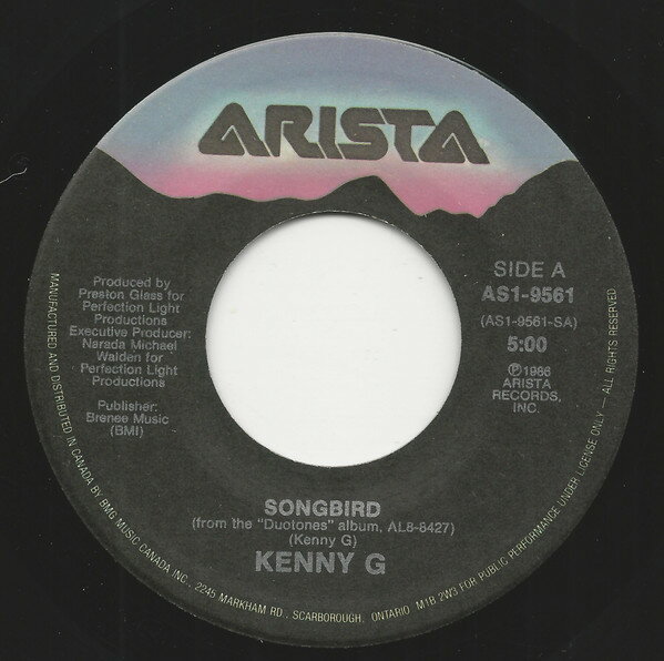 Other - 【中古】7” Kenny G (2) Songbird AS19561 Arista /00080