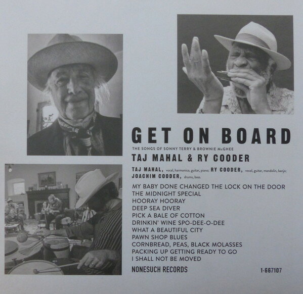 【新品】LP Taj Mahal, Ry Cooder Get On Board (The Songs Of Sonny Terry & ...