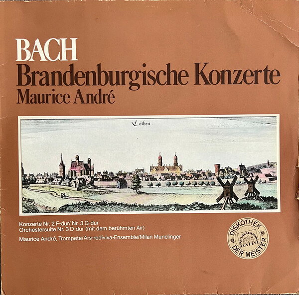 LP Johann Sebastian Bach , Ars Re Brandenburgische Konzerte 87670XAK Supraphon /00260