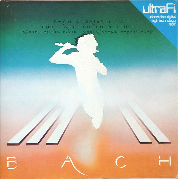 Classic - 【中古】LP Robert Aitken, Greta Kraus, Jo Bach Sonatas 1, 2, 3 for Harpsicord & Flute ULDD8 SQN Records Limited /00400