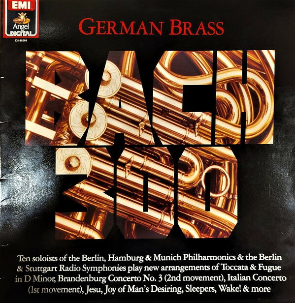 LP German Brass Bach 300 DS38288 Angel Records Digita /00260