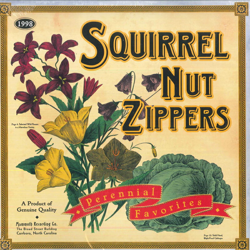 【新品】米LP Squirrel Nut Zippers Perennial Favorites D004450001 Mammoth Records, Hol /00260