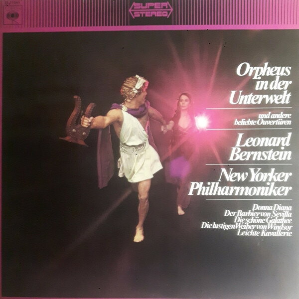 【中古】LP レナード・バーンスタイン, ニュ 地獄のオルフェ - オペラ序曲集 SS71065 CBS /00260 recordcity-10930003 RECORD CITY 楽天市場店 パッケージ画像