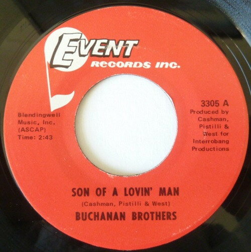 Other - 【中古】7” Buchanan Brothers Son Of A Lovin Man / Ill Never Get Enough 3305 EVENT /00080