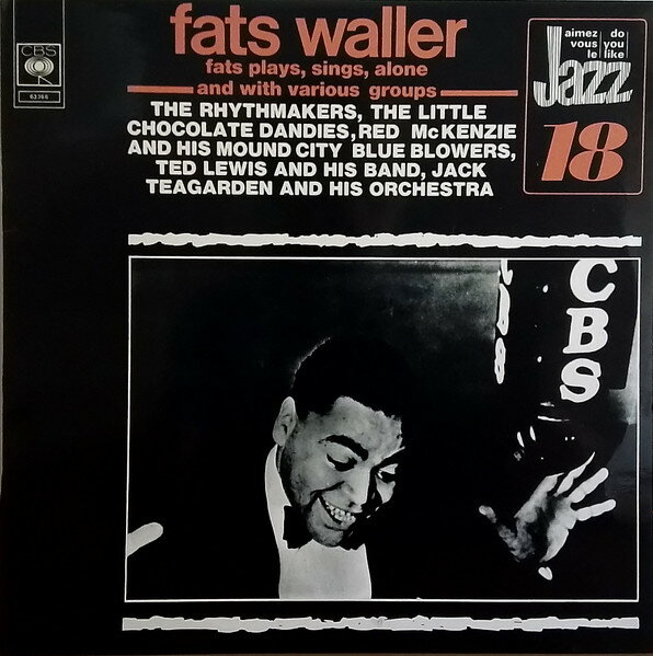 ・アーティスト Fats Waller ・タイトル Fats Plays, Sings, Alone & With Various Groups ・レーベル・型番 CBS 63366 ・フォーマット LPレコード ・コンディション(盤) 良い (VG+) ・コンディション(ジャケット) 良い (VG+) ・コンディション(帯) オビなし ・特記事項 【レーベルにシール付着】 サンプル画像です。実際の商品の画像ではありません 商品写真はバーコード/カタログ番号に対応したサンプル画像ですので、お送りする商品の画像ではありません。帯やライナーなどの付属品は、特記事項に記載されている場合のみ含まれます。プロモやカラーレコードなどの仕様についても、該当する場合のみ特記事項に記載しています。 【ご購入前に必ずご確認ください】 ・本店サイト(www.recordcity.jp)とは価格、送料が違います ・本店サイト、その他支店のオーダーとは同梱発送できません ・注文確定後に別の注文を頂いた場合、注文同士の同梱は致しかねます。 ・別倉庫から発送しているため、店頭受け渡しは対応しておりません ・一部商品は他の通販サイトでも販売しているため、ご注文のタイミングによっては商品のご用意ができない場合がございます。 ・土日祝日はお休みです 金曜・祝前日9時以降のご連絡またはご入金は、返答または発送が週明け・祝日明けに順次対応となります。 ・ご購入後のキャンセル不可 ご購入後のキャンセルはいかなる理由においてもお受けできません。ご了承の上、ご購入くださいませ。 ・日本郵便(ゆうパック/ゆうメール)によるお届けになります。 ・中古品であることをご理解ください 当ストアでは中古商品を主に販売しております。中古品であることをご理解の上ご購入ください。また、一部商品はRecordCityオンラインストアで試聴可能です。 ・返品について お客様のご都合による返品は一切承っておりません。 表記の内容と実際の商品に相違がある場合、また針飛び等で返品・返金をご希望される場合は、商品の到着後1週間以内にご連絡ください。商品の返送をこちらで確認後、キャンセル・返金を行います。 コンディションVG以下の商品は返品できません。プレイに影響のない表面のこすれ傷、プレス起因のノイズ盤は返品の対象外です。 【コンディション表記】 ・ほぼ新品(M-)(Like New) 完全な新品。未使用。当店ではほぼ使用しません ・非常に良い(EX)(Excellent) 中古盤として美品な状態。わずかな経年を感じるものの傷みを感じさせない、当店基準で最高の状態 ・良い(VG+)(Very Good Plus) 丁寧に扱われた中古品で、軽い使用感がみられる。 ・可(VG)(Acceptable) 使い込まれた中古品で、「良い」よりもさらに使用感がみられる。 ・悪い(VG-)(Bad) 状態が悪いアイテム。使用の保障はなく、再生不可、針飛び、目立つノイズがあるかもしれない。状態によるクレーム不可。返品不可。 ・非常に悪い(G)(Very Bad) 「悪い」よりさらに状態が悪いアイテム。使用の保障はなく、再生不可、針飛び、目立つノイズがあるかもしれない。状態によるクレーム不可。返品不可。 ・ジャンク(Fair)(Junk/Fair) 割れている、反っている、水ダメージがある、カビ、ジャケットが分離している、ひどい書き込み、ひどい擦れなど最低の状態。使用の保障はなく、再生不可、針飛び、目立つノイズがあるかもしれない。状態によるクレーム不可。返品不可。 ・ジャンク(Poor)(Junk/Poor) 割れている、反っている、水ダメージがある、カビ、ジャケットが分離している、ひどい書き込み、ひどい擦れなど最低の状態。使用の保障はなく、再生不可、針飛び、目立つノイズがあるかもしれない。状態によるクレーム不可。返品不可。