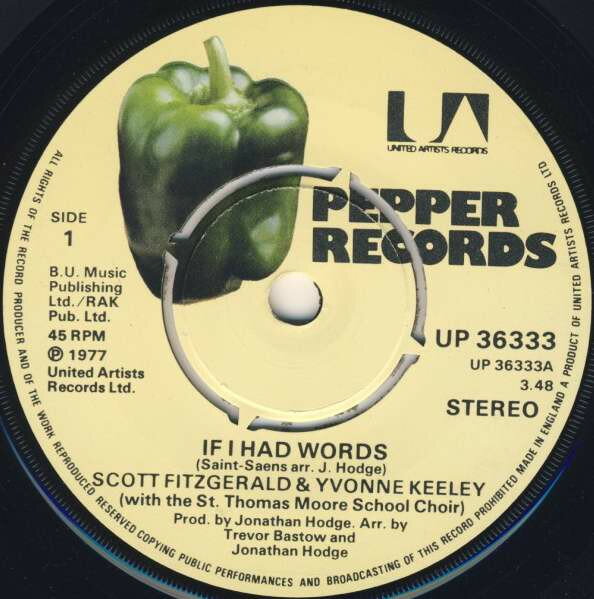 ・アーティスト Scott Fitzgerald & Yvonne Keeley ・タイトル If I Had Words ・レーベル・型番 United Artists Records, Pepper Records UP36333 ・フォーマット 7インチレコード ・コンディション(盤) 良い (VG+) ・コンディション(ジャケット) プレインカバー（元ジャケット／カバー無し） ・コンディション(帯) オビなし ・特記事項 サンプル画像です。実際の商品の画像ではありません 商品写真はバーコード/カタログ番号に対応したサンプル画像ですので、お送りする商品の画像ではありません。帯やライナーなどの付属品は、特記事項に記載されている場合のみ含まれます。プロモやカラーレコードなどの仕様についても、該当する場合のみ特記事項に記載しています。 【ご購入前に必ずご確認ください】 ・本店サイト(www.recordcity.jp)とは価格、送料が違います ・本店サイト、その他支店のオーダーとは同梱発送できません ・注文確定後に別の注文を頂いた場合、注文同士の同梱は致しかねます。 ・別倉庫から発送しているため、店頭受け渡しは対応しておりません ・一部商品は他の通販サイトでも販売しているため、ご注文のタイミングによっては商品のご用意ができない場合がございます。 ・土日祝日はお休みです 金曜・祝前日9時以降のご連絡またはご入金は、返答または発送が週明け・祝日明けに順次対応となります。 ・ご購入後のキャンセル不可 ご購入後のキャンセルはいかなる理由においてもお受けできません。ご了承の上、ご購入くださいませ。 ・日本郵便(ゆうパック/ゆうメール)によるお届けになります。 ・中古品であることをご理解ください 当ストアでは中古商品を主に販売しております。中古品であることをご理解の上ご購入ください。また、一部商品はRecordCityオンラインストアで試聴可能です。 ・返品について お客様のご都合による返品は一切承っておりません。 表記の内容と実際の商品に相違がある場合、また針飛び等で返品・返金をご希望される場合は、商品の到着後1週間以内にご連絡ください。商品の返送をこちらで確認後、キャンセル・返金を行います。 コンディションVG以下の商品は返品できません。プレイに影響のない表面のこすれ傷、プレス起因のノイズ盤は返品の対象外です。 【コンディション表記】 ・ほぼ新品(M-)(Like New) 完全な新品。未使用。当店ではほぼ使用しません ・非常に良い(EX)(Excellent) 中古盤として美品な状態。わずかな経年を感じるものの傷みを感じさせない、当店基準で最高の状態 ・良い(VG+)(Very Good Plus) 丁寧に扱われた中古品で、軽い使用感がみられる。 ・可(VG)(Acceptable) 使い込まれた中古品で、「良い」よりもさらに使用感がみられる。 ・悪い(VG-)(Bad) 状態が悪いアイテム。使用の保障はなく、再生不可、針飛び、目立つノイズがあるかもしれない。状態によるクレーム不可。返品不可。 ・非常に悪い(G)(Very Bad) 「悪い」よりさらに状態が悪いアイテム。使用の保障はなく、再生不可、針飛び、目立つノイズがあるかもしれない。状態によるクレーム不可。返品不可。 ・ジャンク(Fair)(Junk/Fair) 割れている、反っている、水ダメージがある、カビ、ジャケットが分離している、ひどい書き込み、ひどい擦れなど最低の状態。使用の保障はなく、再生不可、針飛び、目立つノイズがあるかもしれない。状態によるクレーム不可。返品不可。 ・ジャンク(Poor)(Junk/Poor) 割れている、反っている、水ダメージがある、カビ、ジャケットが分離している、ひどい書き込み、ひどい擦れなど最低の状態。使用の保障はなく、再生不可、針飛び、目立つノイズがあるかもしれない。状態によるクレーム不可。返品不可。
