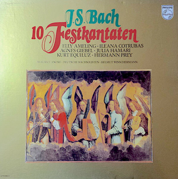 【中古】蘭6LP Johann Sebastian Bach , Helmut 10 Festkantaten 6770049 Philips /01070