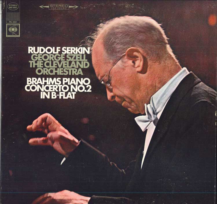 【中古】独LP Brahms - Rudolf Serkin, George Piano Concerto No. 2 In B Flat ML6367 COLUMBIA MASTERWORK /00260