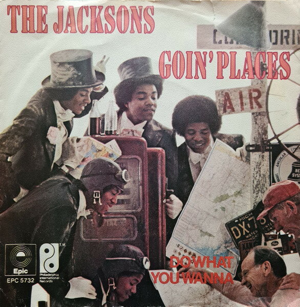 Artist Name: R - 【中古】蘭7” Jacksons Goin Places EPC5732 Epic, Philadelphia I /00080