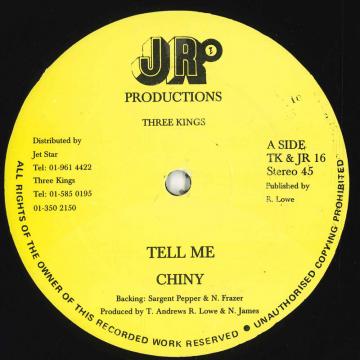 【中古】英12” Chiny Tell Me TKJR16 J.R. Productions, Th /00250 【中古】英12” Chiny Tell Me TKJR16 J.R. Productions, Th /00250
