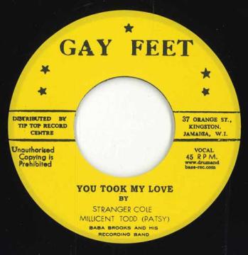 【中古】7” Stranger &amp; Patsy, The Baba Bro You Took My Love / Living Soul NONE Gay Feet /00080