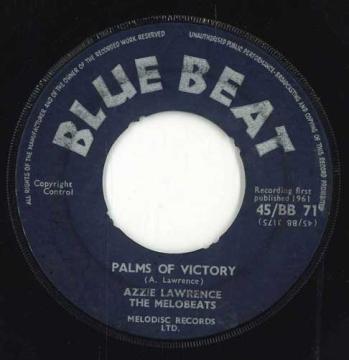 ����š۱�7�� Azzie Lawrence , The Melobeats So Far Apart 45/BB71 Blue Beat /00050