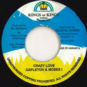 【中古】ジャマイカ7” Capleton, Moses I Crazy Love NONE Kings Of Kings /00080 【中古】ジャマイカ7” Capleton, Moses I Crazy Love NONE Kings Of Kings /00080