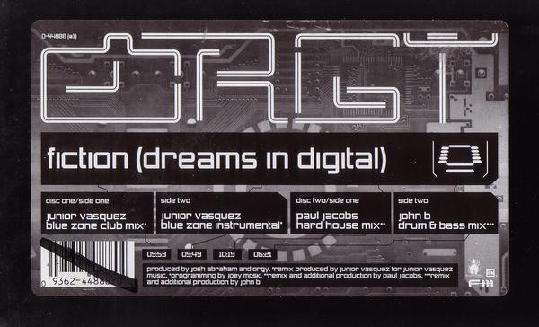 【中古】米2x12” Orgy Fiction (Dreams In Digital) 044888 Reprise Records, Ele /00500