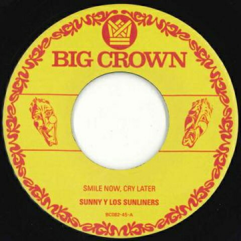 ・アーティスト Sunny & The Sunliners ・タイトル Smile Now, Cry Later / I Only Have Eyes For You ・レーベル・型番 Big Crown Records BC08245 ・フォーマット 7インチレコード ・コンディション(盤) 新品 (M) ・コンディション(ジャケット) ・コンディション(帯) オビなし ・特記事項 サンプル画像です。実際の商品の画像ではありません 商品写真はバーコード/カタログ番号に対応したサンプル画像ですので、お送りする商品の画像ではありません。帯やライナーなどの付属品は、特記事項に記載されている場合のみ含まれます。プロモやカラーレコードなどの仕様についても、該当する場合のみ特記事項に記載しています。 【ご購入前に必ずご確認ください】 ・本店サイト(www.recordcity.jp)とは価格、送料が違います ・本店サイト、その他支店のオーダーとは同梱発送できません ・注文確定後に別の注文を頂いた場合、注文同士の同梱は致しかねます。 ・別倉庫から発送しているため、店頭受け渡しは対応しておりません ・一部商品は他の通販サイトでも販売しているため、ご注文のタイミングによっては商品のご用意ができない場合がございます。 ・土日祝日はお休みです 金曜・祝前日9時以降のご連絡またはご入金は、返答または発送が週明け・祝日明けに順次対応となります。 ・ご購入後のキャンセル不可 ご購入後のキャンセルはいかなる理由においてもお受けできません。ご了承の上、ご購入くださいませ。 ・日本郵便(ゆうパック/ゆうメール)によるお届けになります。 ・中古品であることをご理解ください 当ストアでは中古商品を主に販売しております。中古品であることをご理解の上ご購入ください。また、一部商品はRecordCityオンラインストアで試聴可能です。 ・返品について お客様のご都合による返品は一切承っておりません。 表記の内容と実際の商品に相違がある場合、また針飛び等で返品・返金をご希望される場合は、商品の到着後1週間以内にご連絡ください。商品の返送をこちらで確認後、キャンセル・返金を行います。 コンディションVG以下の商品は返品できません。プレイに影響のない表面のこすれ傷、プレス起因のノイズ盤は返品の対象外です。 【コンディション表記】 ・ほぼ新品(M-)(Like New) 完全な新品。未使用。当店ではほぼ使用しません ・非常に良い(EX)(Excellent) 中古盤として美品な状態。わずかな経年を感じるものの傷みを感じさせない、当店基準で最高の状態 ・良い(VG+)(Very Good Plus) 丁寧に扱われた中古品で、軽い使用感がみられる。 ・可(VG)(Acceptable) 使い込まれた中古品で、「良い」よりもさらに使用感がみられる。 ・悪い(VG-)(Bad) 状態が悪いアイテム。使用の保障はなく、再生不可、針飛び、目立つノイズがあるかもしれない。状態によるクレーム不可。返品不可。 ・非常に悪い(G)(Very Bad) 「悪い」よりさらに状態が悪いアイテム。使用の保障はなく、再生不可、針飛び、目立つノイズがあるかもしれない。状態によるクレーム不可。返品不可。 ・ジャンク(Fair)(Junk/Fair) 割れている、反っている、水ダメージがある、カビ、ジャケットが分離している、ひどい書き込み、ひどい擦れなど最低の状態。使用の保障はなく、再生不可、針飛び、目立つノイズがあるかもしれない。状態によるクレーム不可。返品不可。 ・ジャンク(Poor)(Junk/Poor) 割れている、反っている、水ダメージがある、カビ、ジャケットが分離している、ひどい書き込み、ひどい擦れなど最低の状態。使用の保障はなく、再生不可、針飛び、目立つノイズがあるかもしれない。状態によるクレーム不可。返品不可。