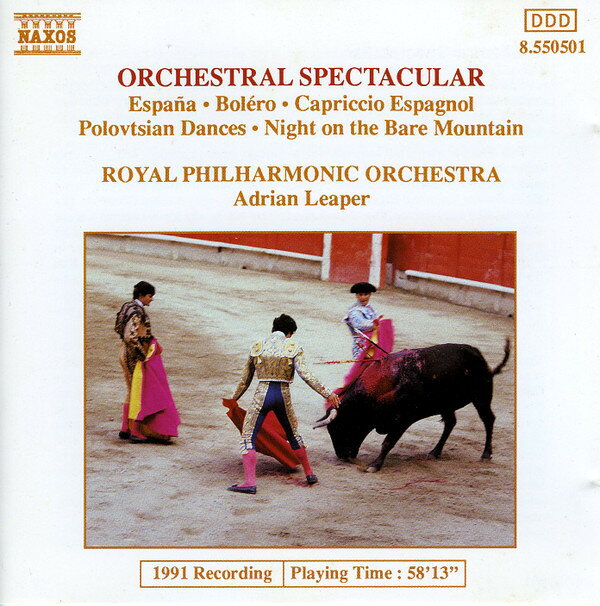 CD Various Orchestral Spectacular 8550501 Naxos /00110