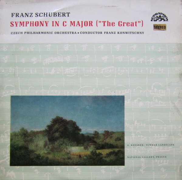 LP Franz Schubert / The Czech Phi Symphony In C Major (”The Great”) ST50444 Supraphon /00260