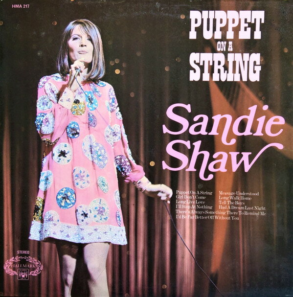 【中古】LP Sandie Shaw Puppet On A String HMA217 Hallmark Marble Arch /00260