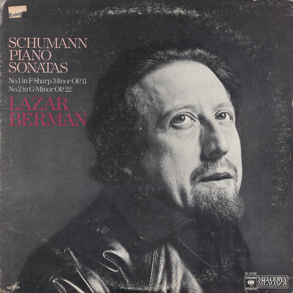 【中古】LP Schumann, Lazar Berman Piano Sonatas M34528 COLUMBIA / MELODIYA /00260