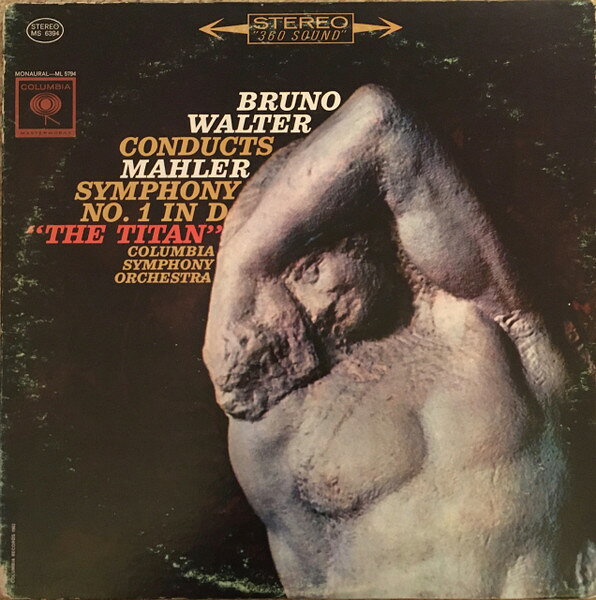 LP ブルーノ・ワルター, コロムビア マーラー 交響曲 第1番 ニ長調 巨人 MS6394 COLUMBIA MASTERWORK /00260